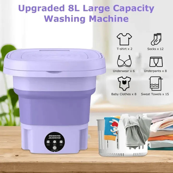 11L/10 L /5L / Premium Quality mini washing machine, washing machine mini, mini washing machine for kids clothes, portable washing machine, small washing machine, Baby Washing Machine with Dryer, foldable washing machine