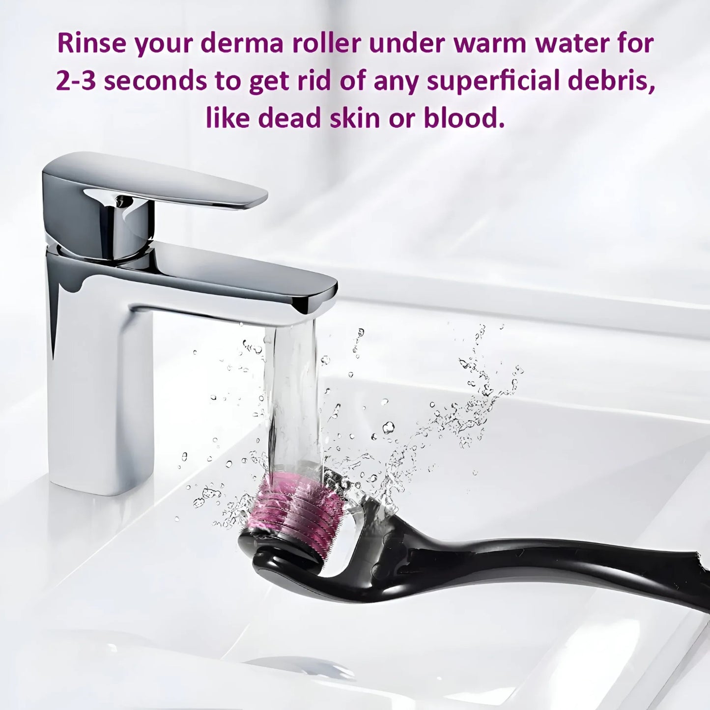 Derma Roller Dynamic Life 0.5mm - 540 Microneedle System for Hair Growth & Skin Therapy