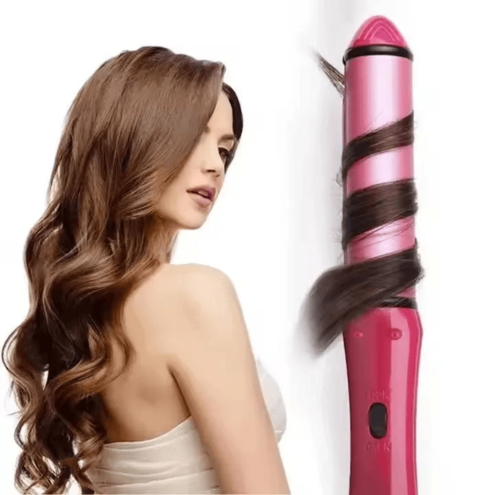 2-in-1 Hair Straightener Brush and Curling Comb with anti-scald design for safe, smooth, and professional styling at home or travel.