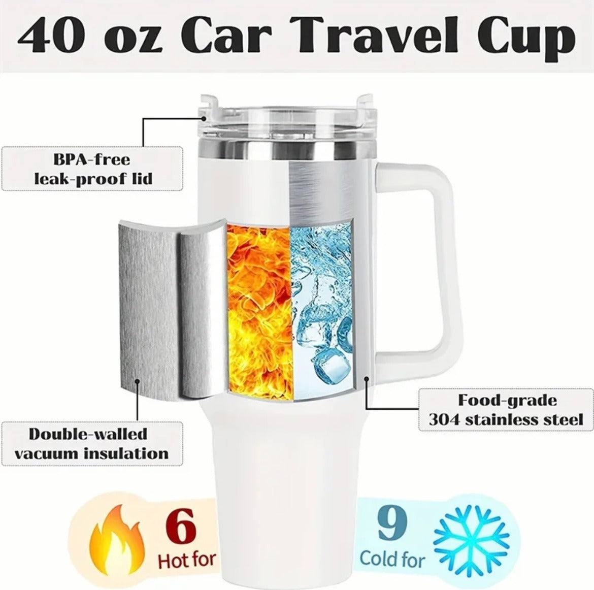 Original Stanley 40oz Tumbler with straw, insulated stainless steel for 24-hour hot & cold drinks, perfect for travel and gifting.