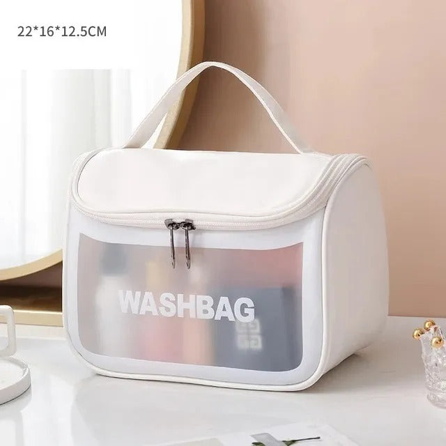 Travel Toiletries & Cosmetic Organizer Bag – Large Capacity Zipper Pouch | Multipurpose Makeup & Travel Bag for Women