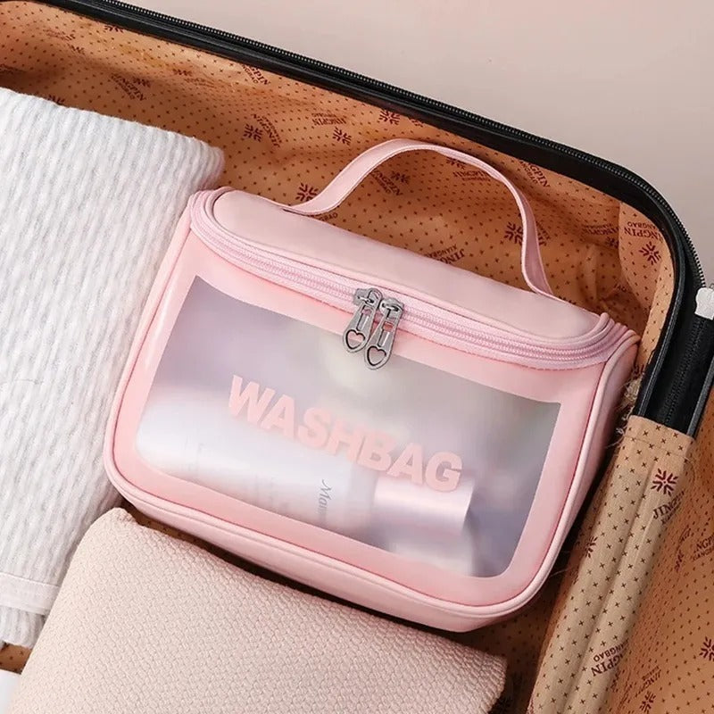 Travel Toiletries & Cosmetic Organizer Bag – Large Capacity Zipper Pouch | Multipurpose Makeup & Travel Bag for Women