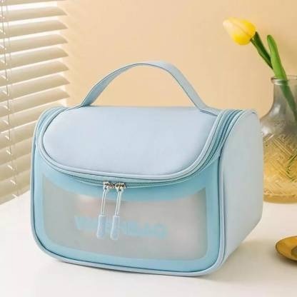 Travel Toiletries & Cosmetic Organizer Bag – Large Capacity Zipper Pouch | Multipurpose Makeup & Travel Bag for Women