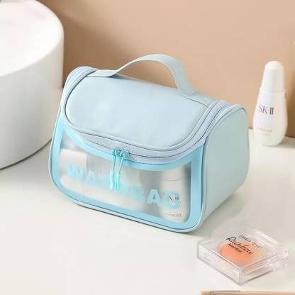 Travel Toiletries & Cosmetic Organizer Bag – Large Capacity Zipper Pouch | Multipurpose Makeup & Travel Bag for Women