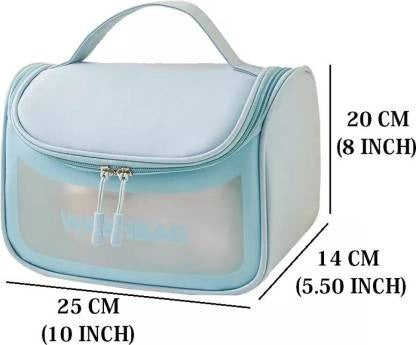 Travel Toiletries & Cosmetic Organizer Bag – Large Capacity Zipper Pouch | Multipurpose Makeup & Travel Bag for Women