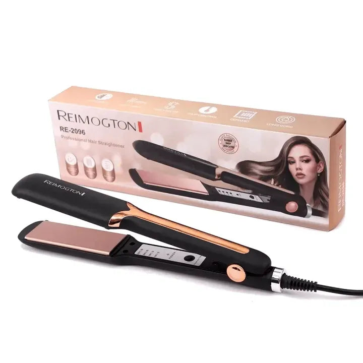 2-in-1 Hair Straightener Brush and Curling Comb with anti-scald design for safe, smooth, and professional styling at home or travel.