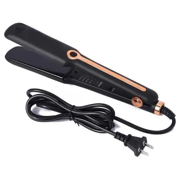 2-in-1 Hair Straightener Brush and Curling Comb with anti-scald design for safe, smooth, and professional styling at home or travel.