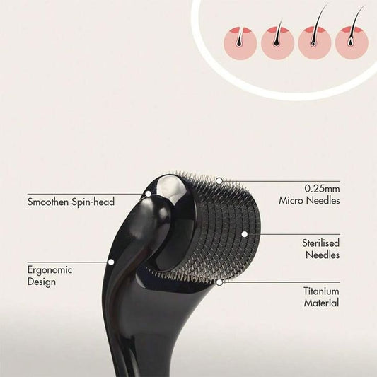 Derma Roller Dynamic Life 0.5mm - 540 Microneedle System for Hair Growth & Skin Therapy