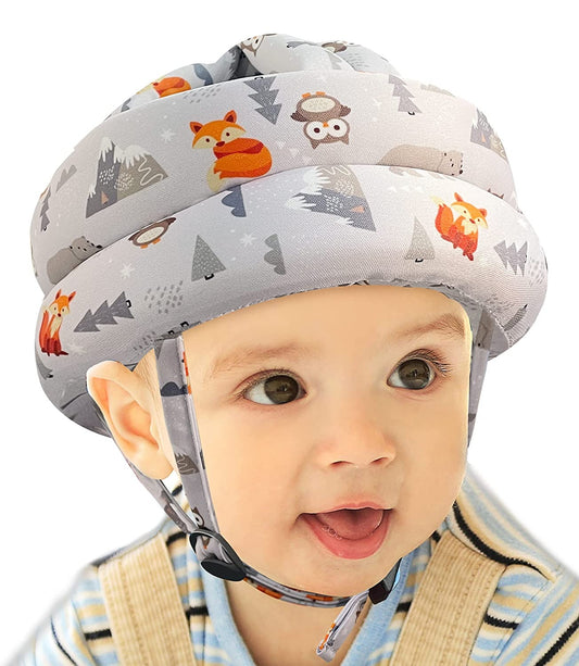 Child Head Protection Cap, Baby Hat Protector Toddler Children Crawling Walking Safety Helmet, Kids Bumper Protect Cushion Breathable Anti-Fall Safety Kid Caps
