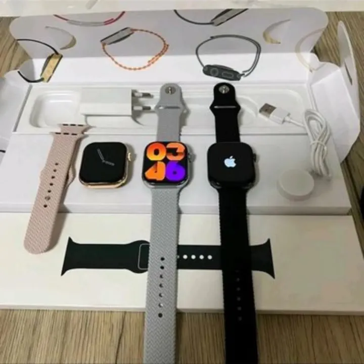 New Apple Series 10 Latest Model Smart watch With Apple Logo Premium Smart Watch For Men & Women (First Copy)