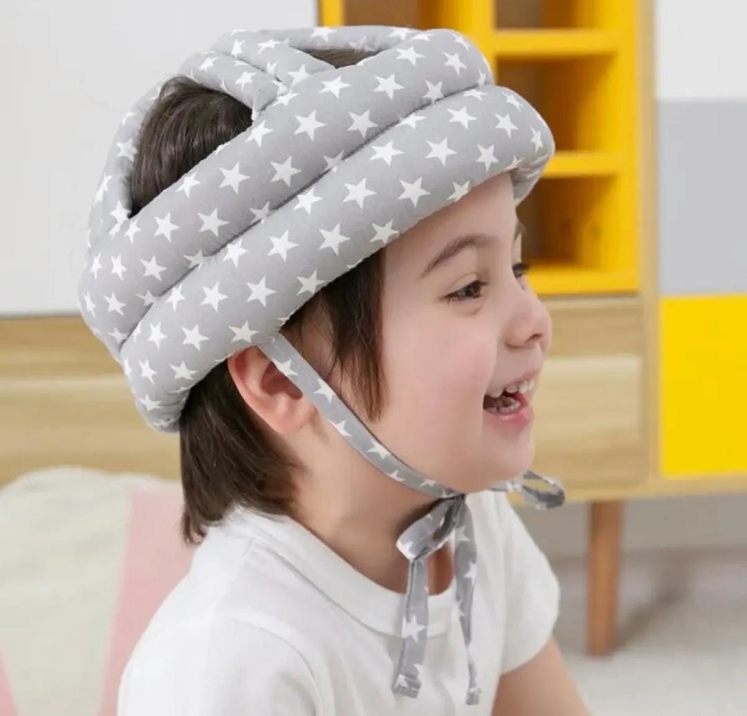 Child Head Protection Cap, Baby Hat Protector Toddler Children Crawling Walking Safety Helmet, Kids Bumper Protect Cushion Breathable Anti-Fall Safety Kid Caps