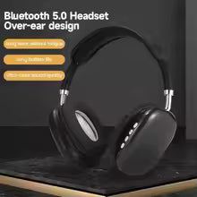 P9 Pro Max Wireless Bluetooth Headphones with super bass, noise cancelling, built-in mic, and clear stereo sound for gaming and music.