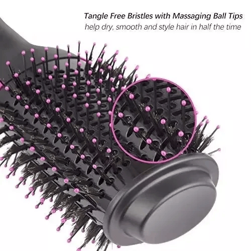 2-in-1 Hair Straightener Brush and Curling Comb with anti-scald design for safe, smooth, and professional styling at home or travel.