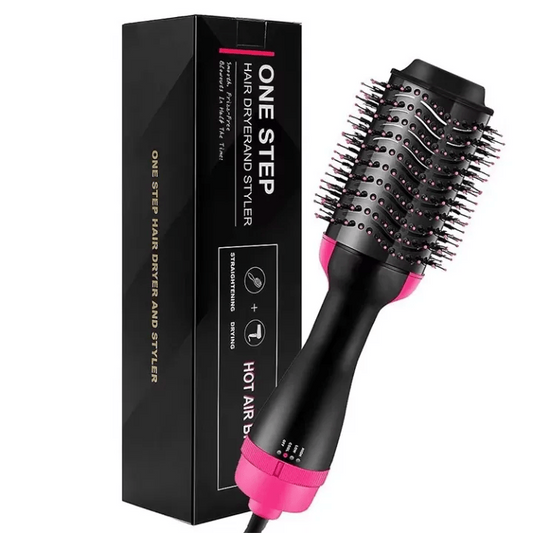 2-in-1 Hair Straightener Brush and Curling Comb with anti-scald design for safe, smooth, and professional styling at home or travel.