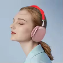 P9 Pro Max Wireless Bluetooth Headphones with super bass, noise cancelling, built-in mic, and clear stereo sound for gaming and music.