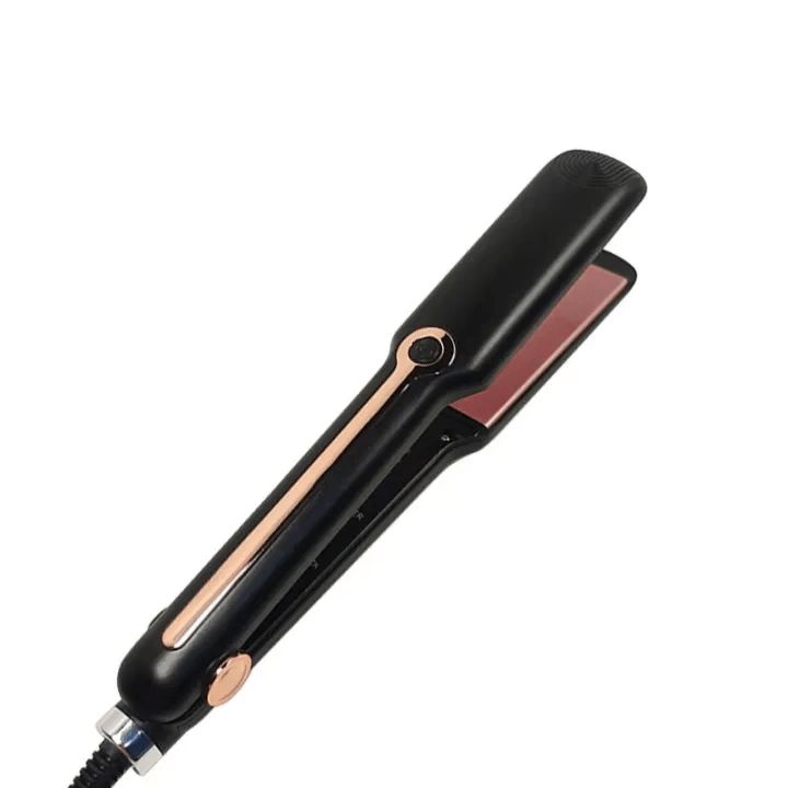 2-in-1 Hair Straightener Brush and Curling Comb with anti-scald design for safe, smooth, and professional styling at home or travel.